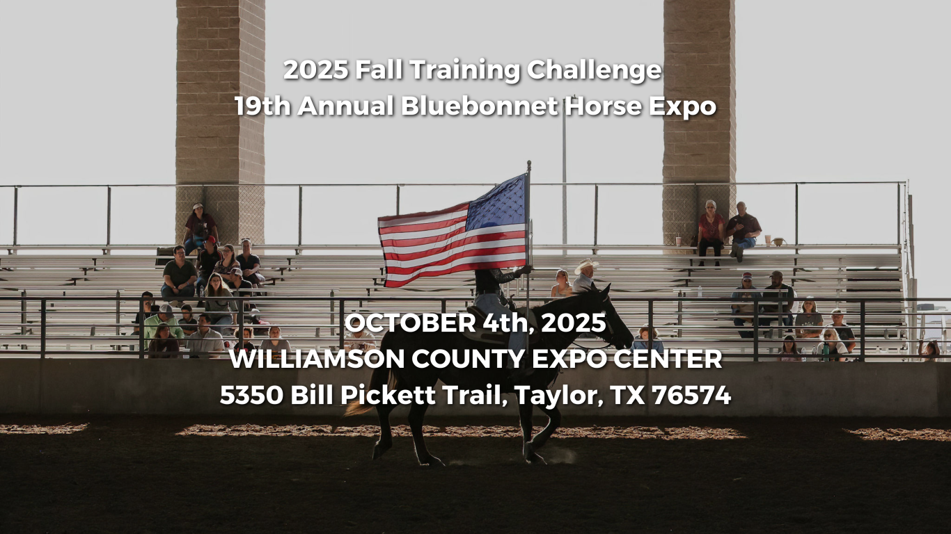 2025 Bluebonnet Horse Expo Website Graphic